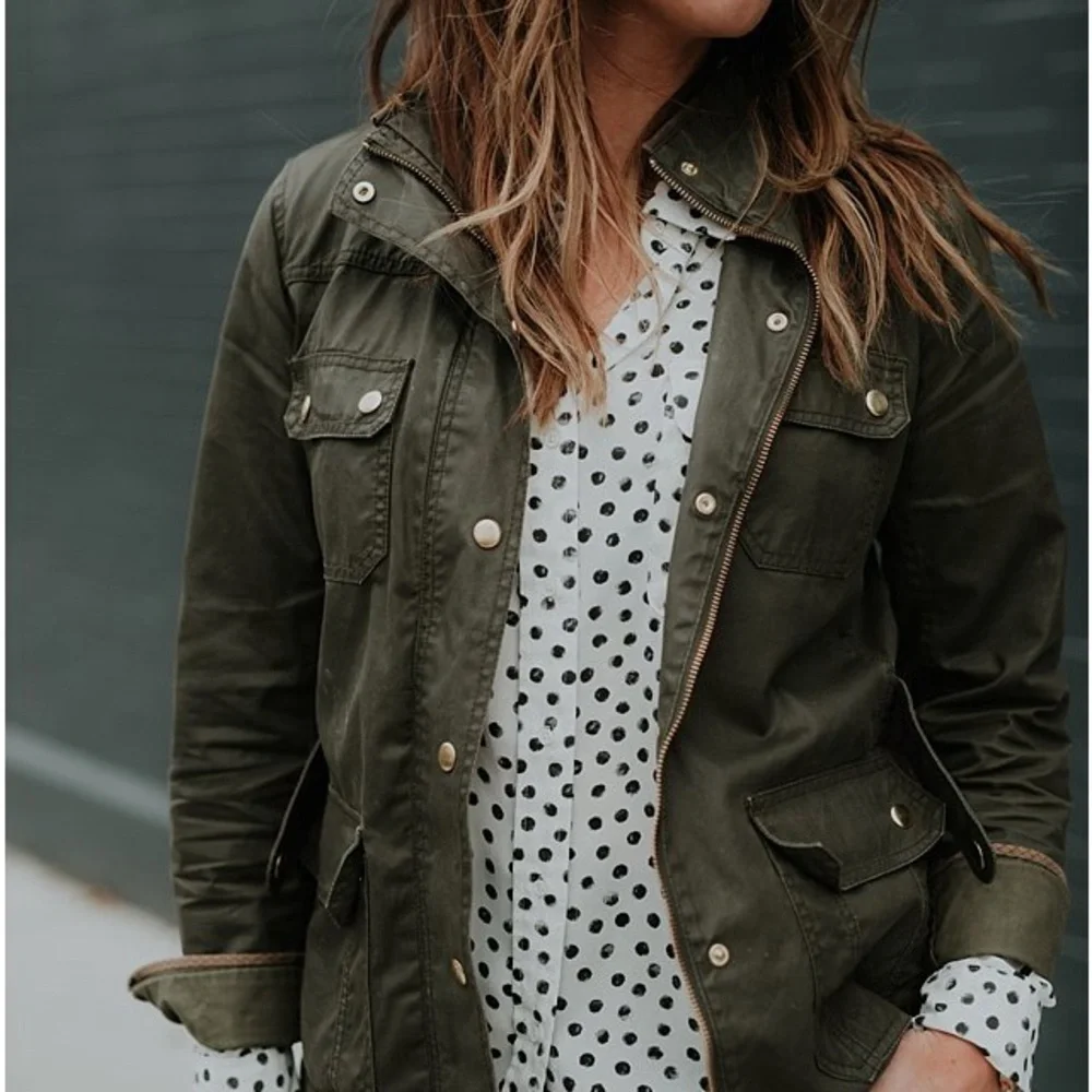 J Crew | Olive Green Khaki Downtown Field Jacket Small